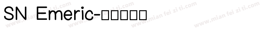SN Emeric字体转换
